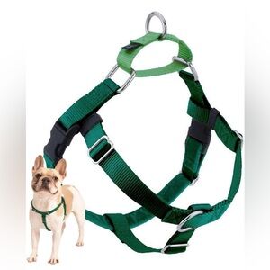 Two Hounds Freedom Harness Green Medium 
Dog Harness 5/8 " straps